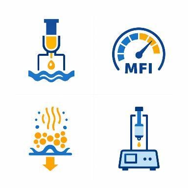 Melt flow index icon